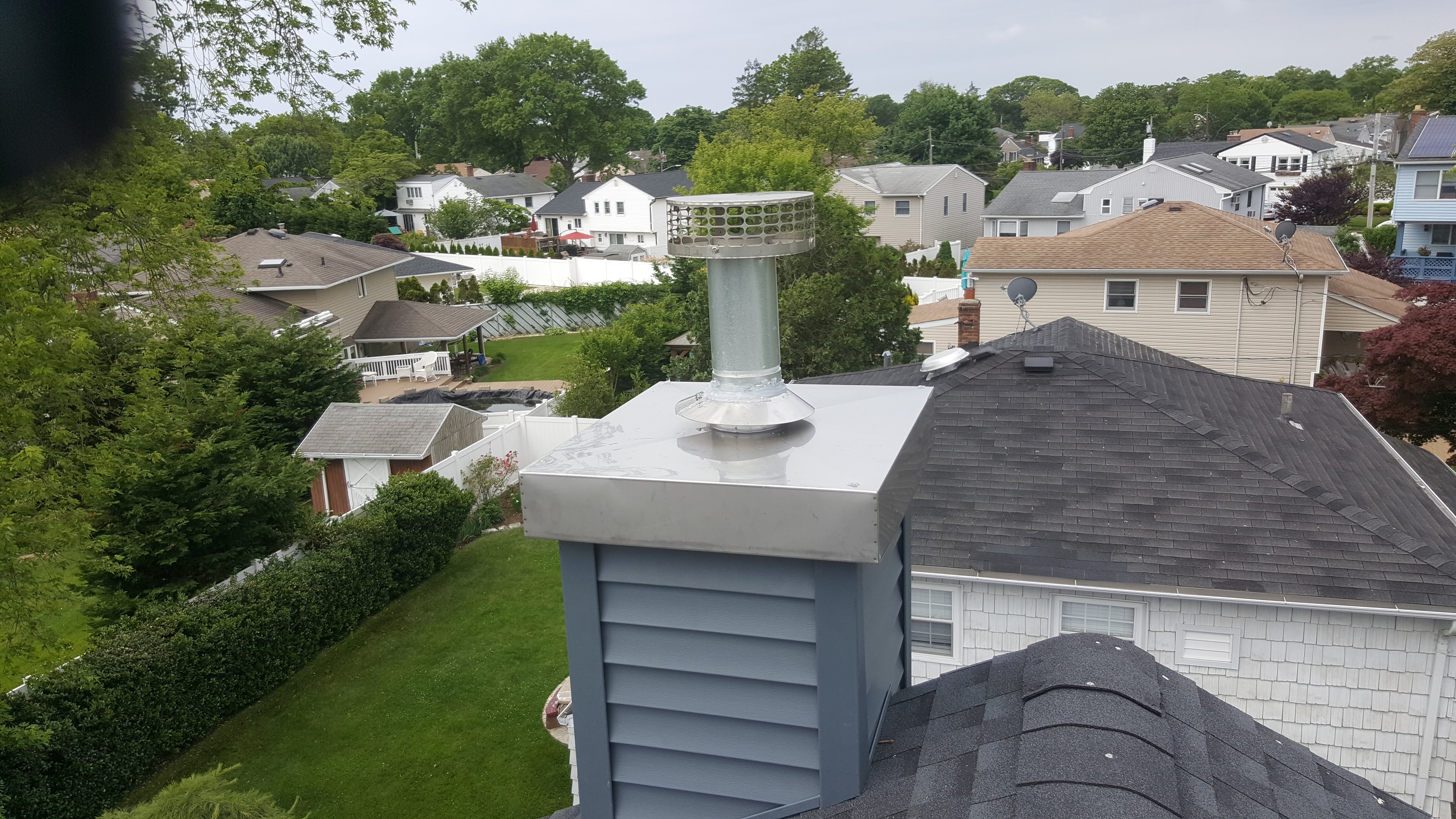 Energy-saving top sealing damper installed in Hampton Bays, New York